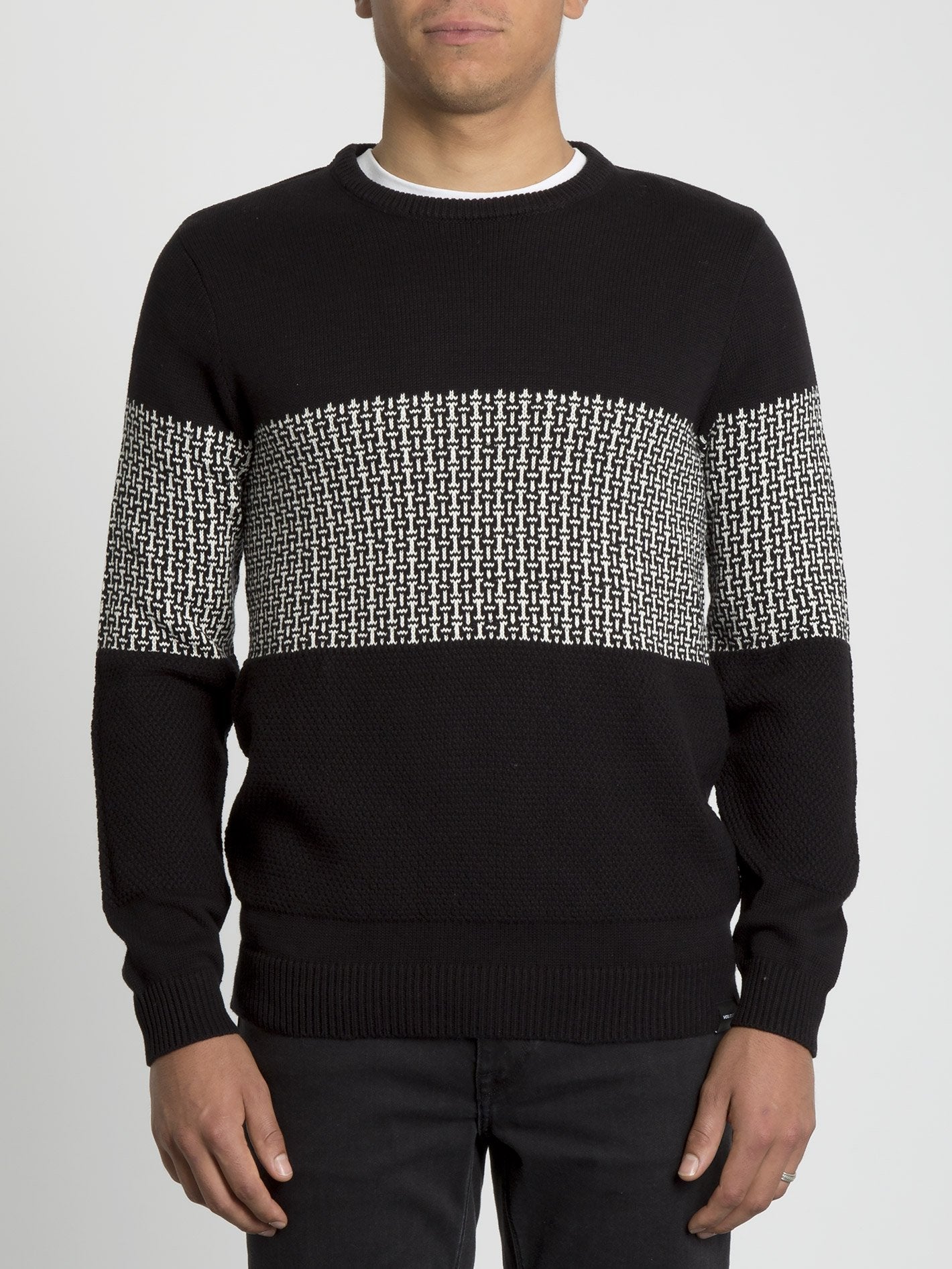 Past Your Time Sweater - Black