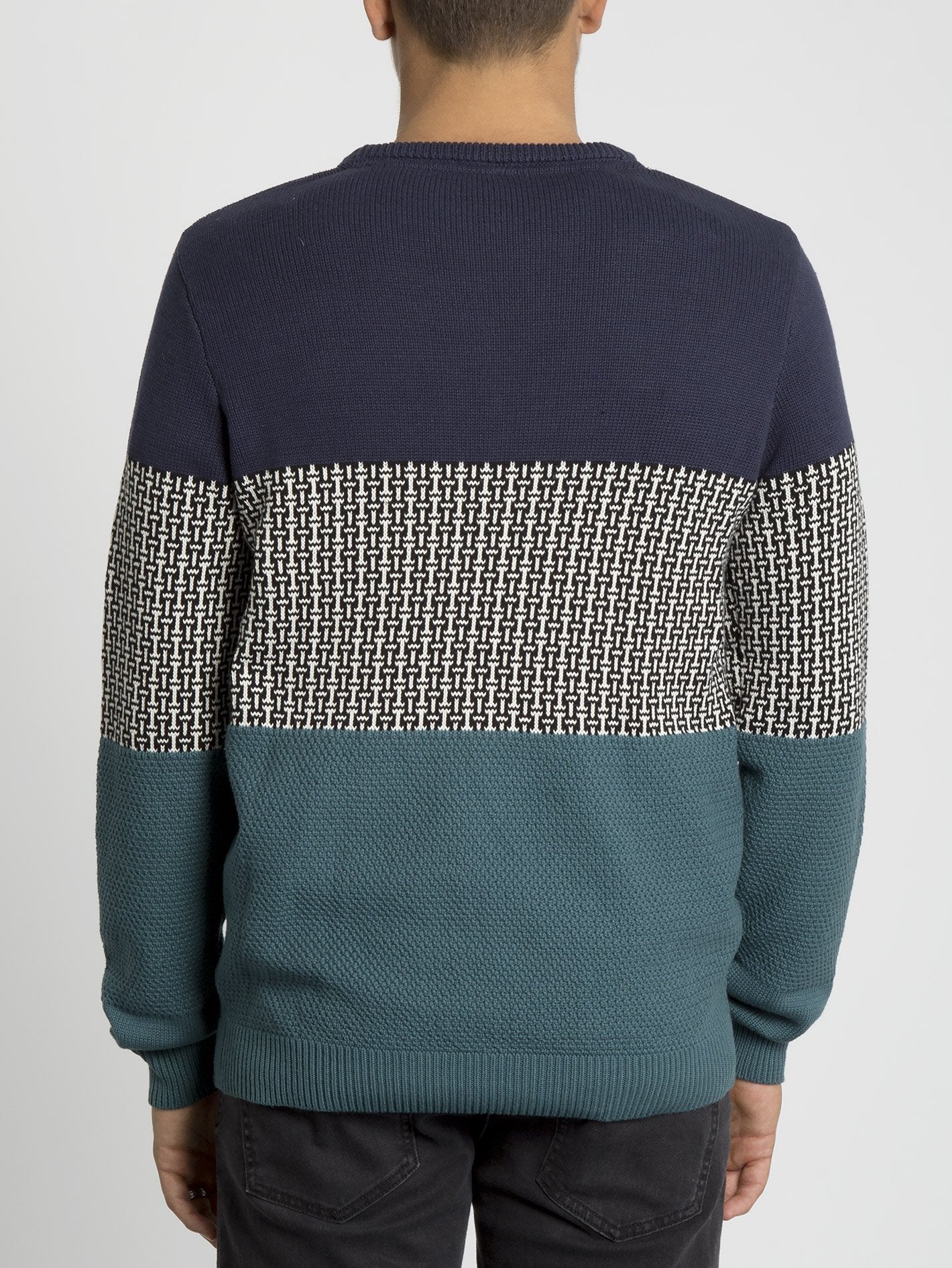 Past Your Time Sweater - Navy