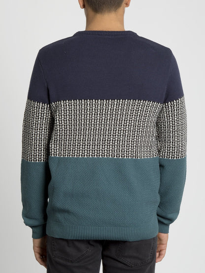 Past Your Time Sweater - Navy