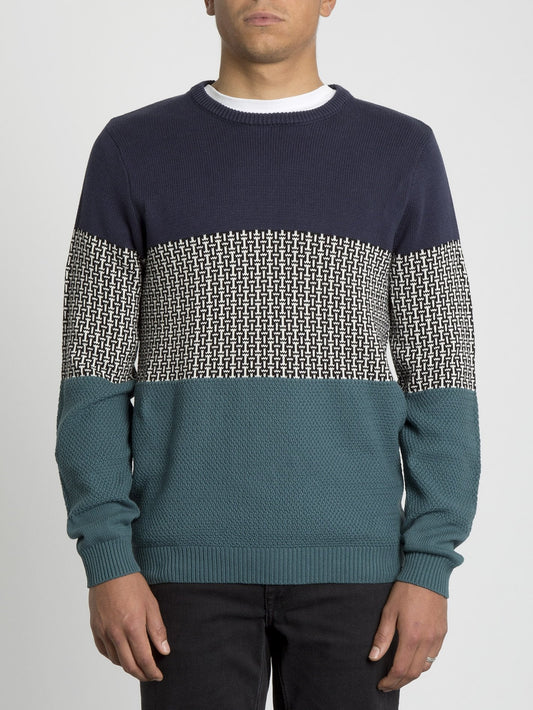 Past Your Time Sweater - Navy