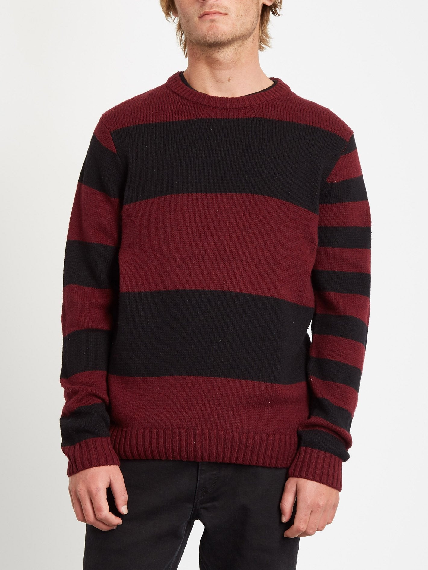Edmonder Striped Pullover - PORT