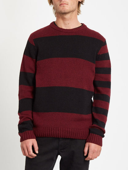 Edmonder Striped Pullover - PORT
