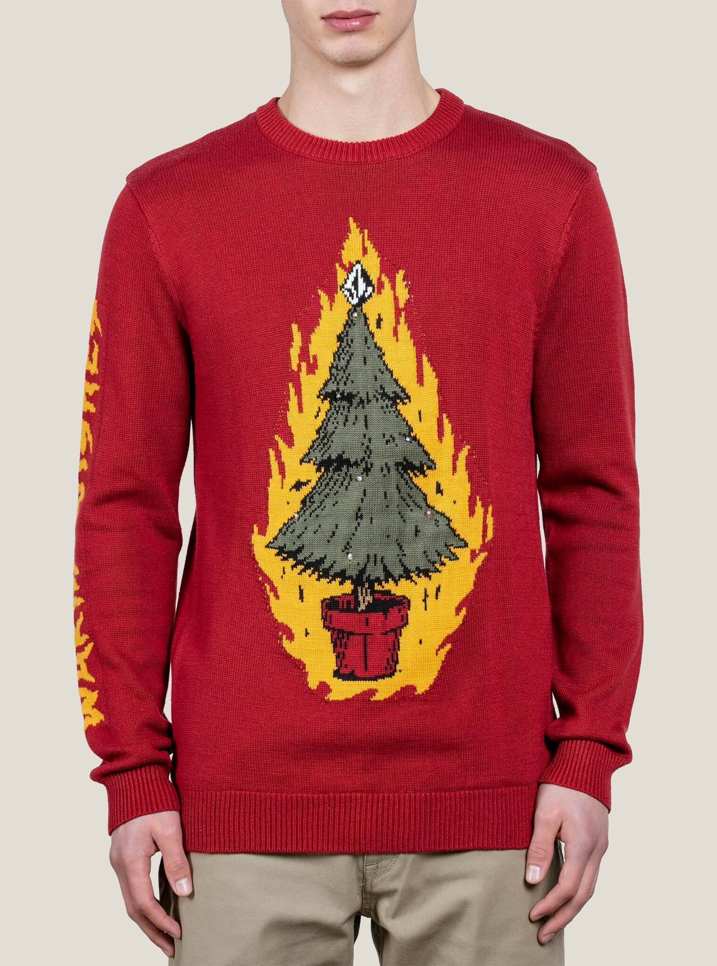Warm Wishes Sweater - Deep Red