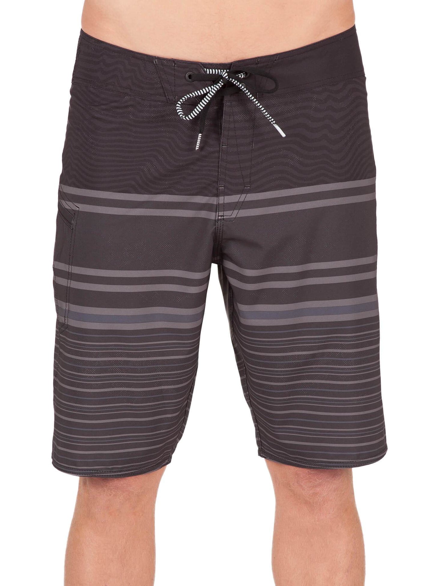 Lido Liney Mod Boardshorts - Black