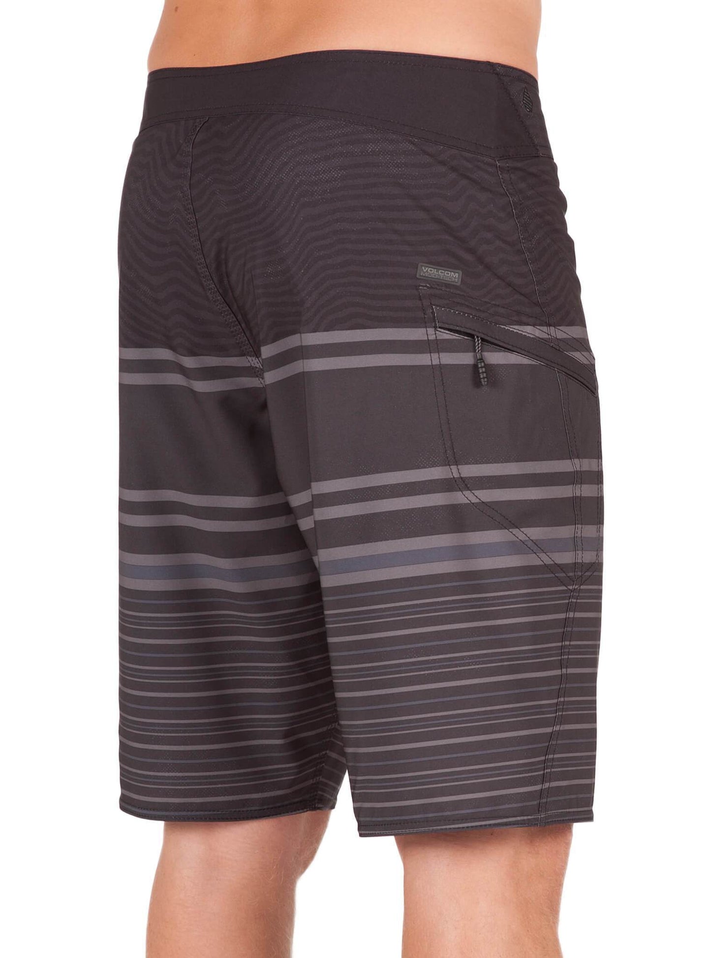 Lido Liney Mod Boardshorts - Black