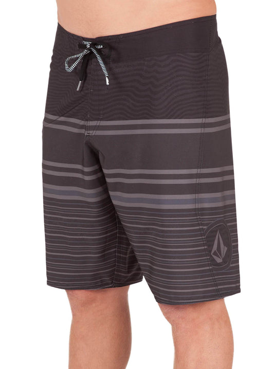 Lido Liney Mod Boardshorts - Black