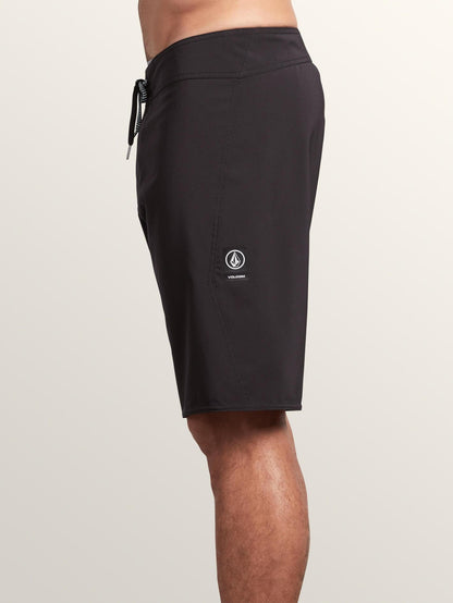 Lido Solid Mod Boardshorts - Black