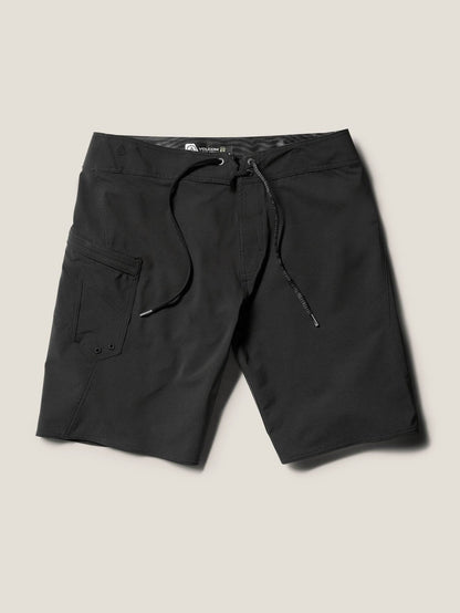 Lido Solid Mod Boardshorts - Black
