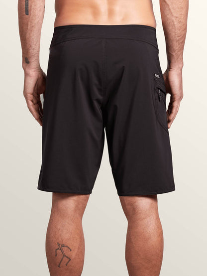 Lido Solid Mod Boardshorts - Black