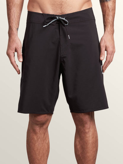Lido Solid Mod Boardshorts - Black