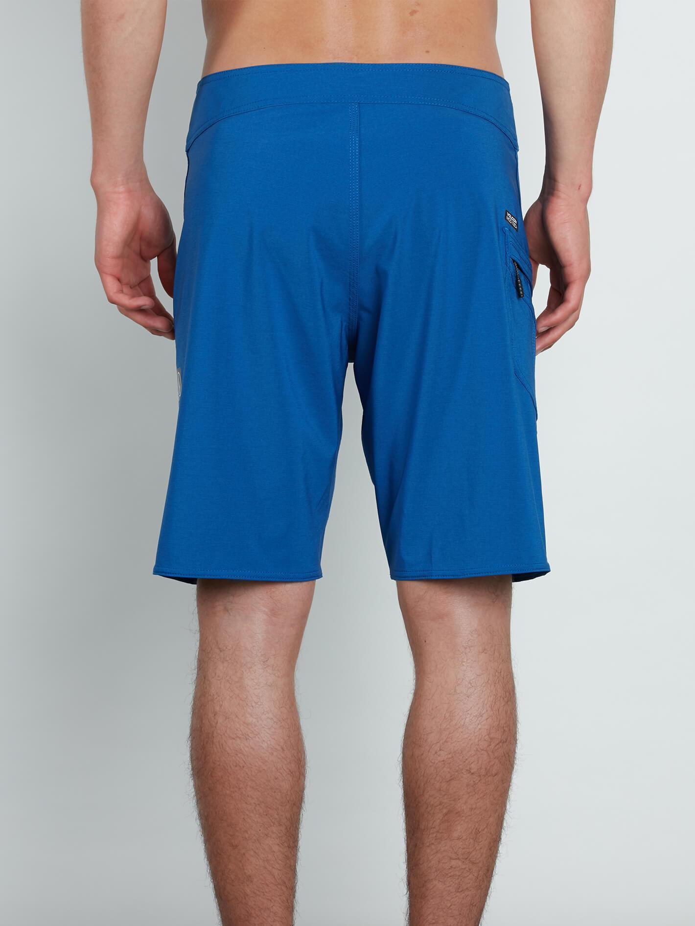 Lido Solid Mod Boardshorts - Camper Blue