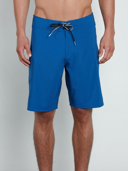 Lido Solid Mod Boardshorts - Camper Blue