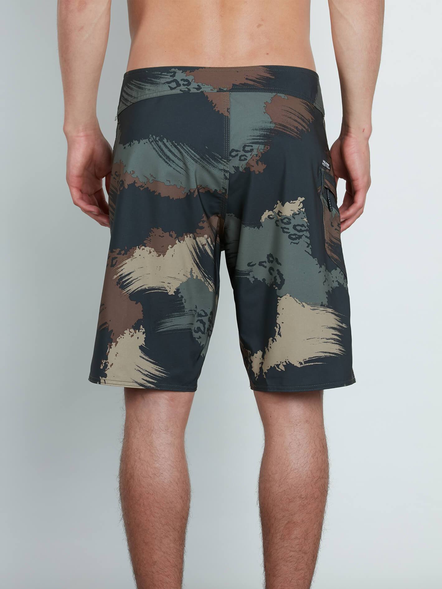 Lido Solid Mod Boardshorts - Military