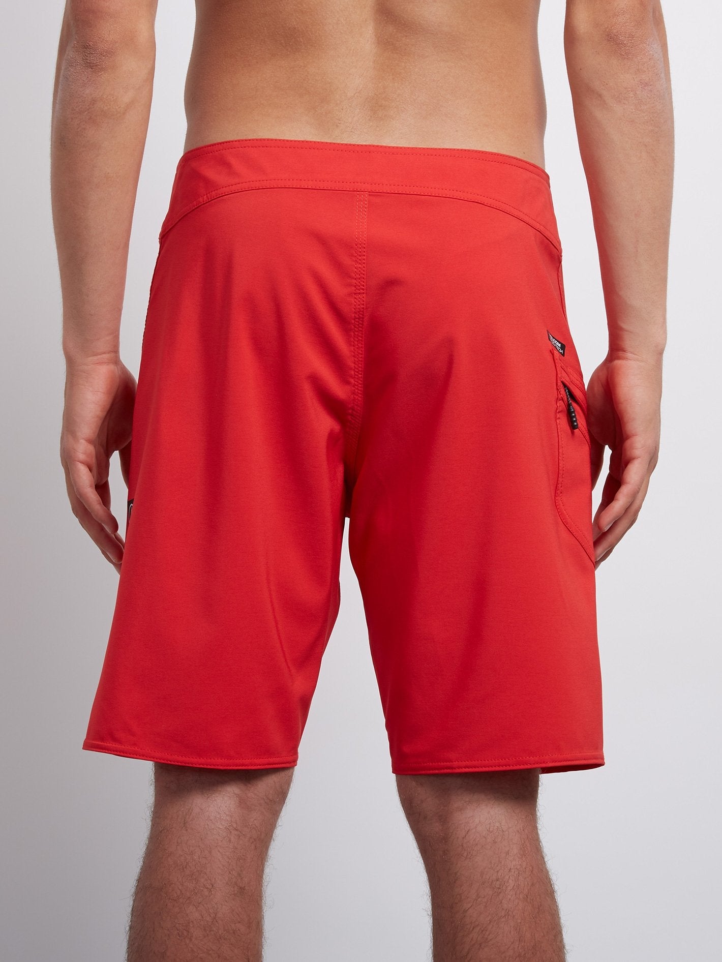 Lido Solid Mod Boardshorts - True Red