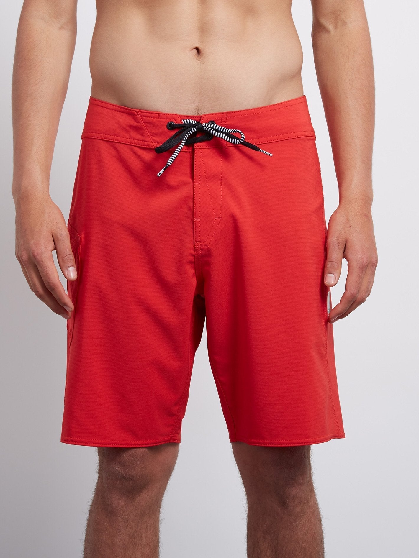Lido Solid Mod Boardshorts - True Red