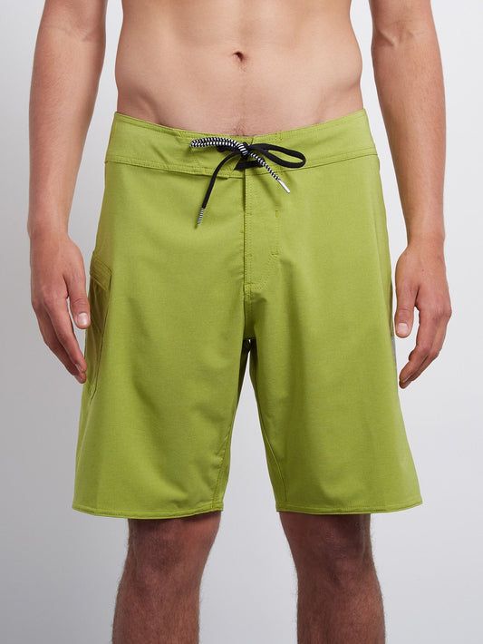Lido Solid Mod Boardshorts - Thyme Green