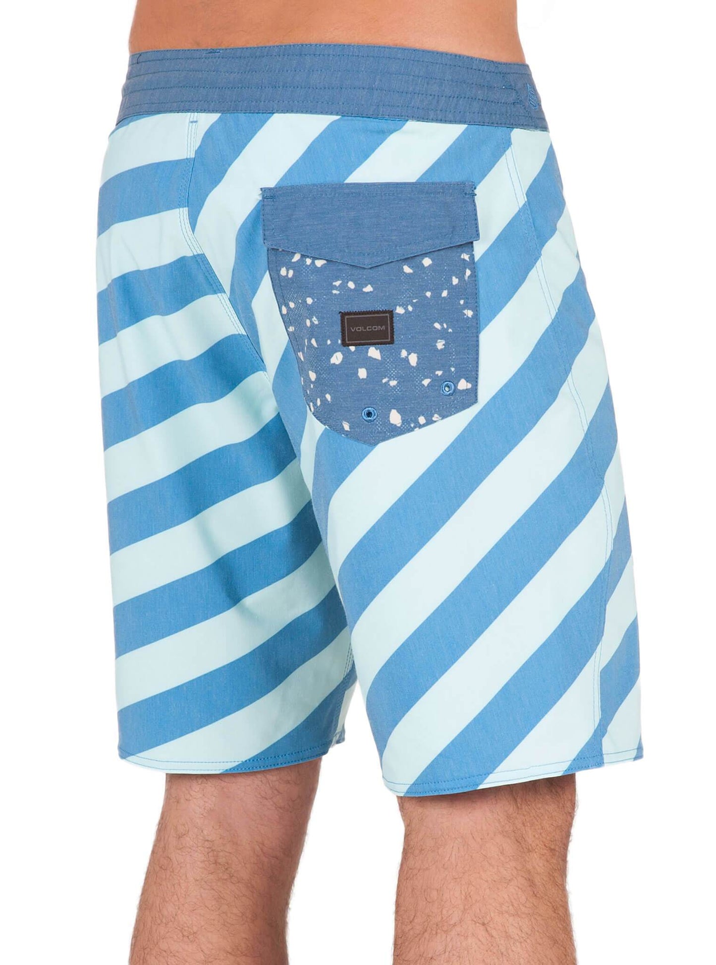 Stripey Stoneys Boardshorts - Deep Water