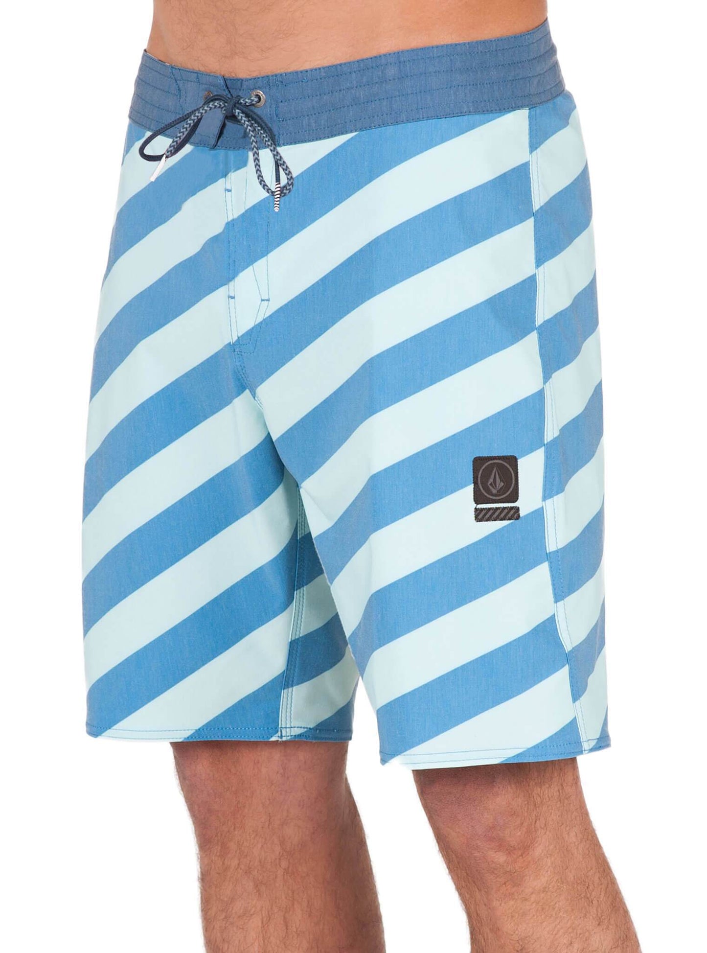 Stripey Stoneys Boardshorts - Deep Water