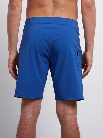 Lido Solid Mod 18 Boardshort - Camper Blue