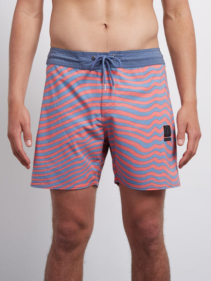 Mag Vibes Stoney 16 Boardshort - Scream Red