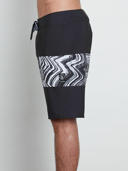 Macaw Mod Boardshorts - Black