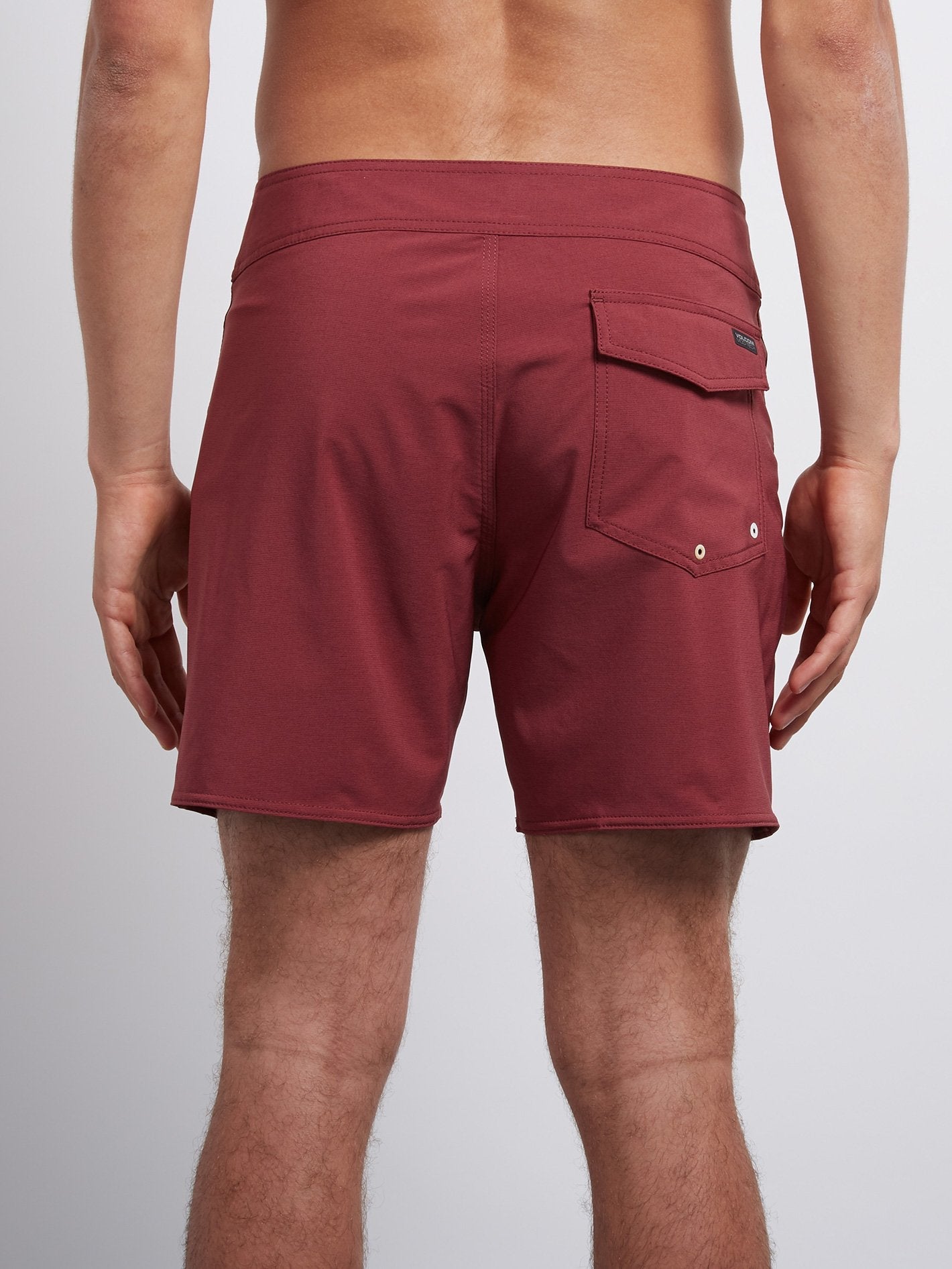 Macaw Mod Solid 16 Boardshort - Crimson
