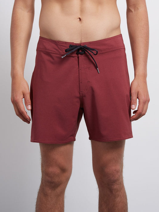 Macaw Mod Solid 16 Boardshort - Crimson