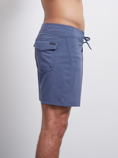 Macaw Mod Solid 16 Boardshort - Deep Blue