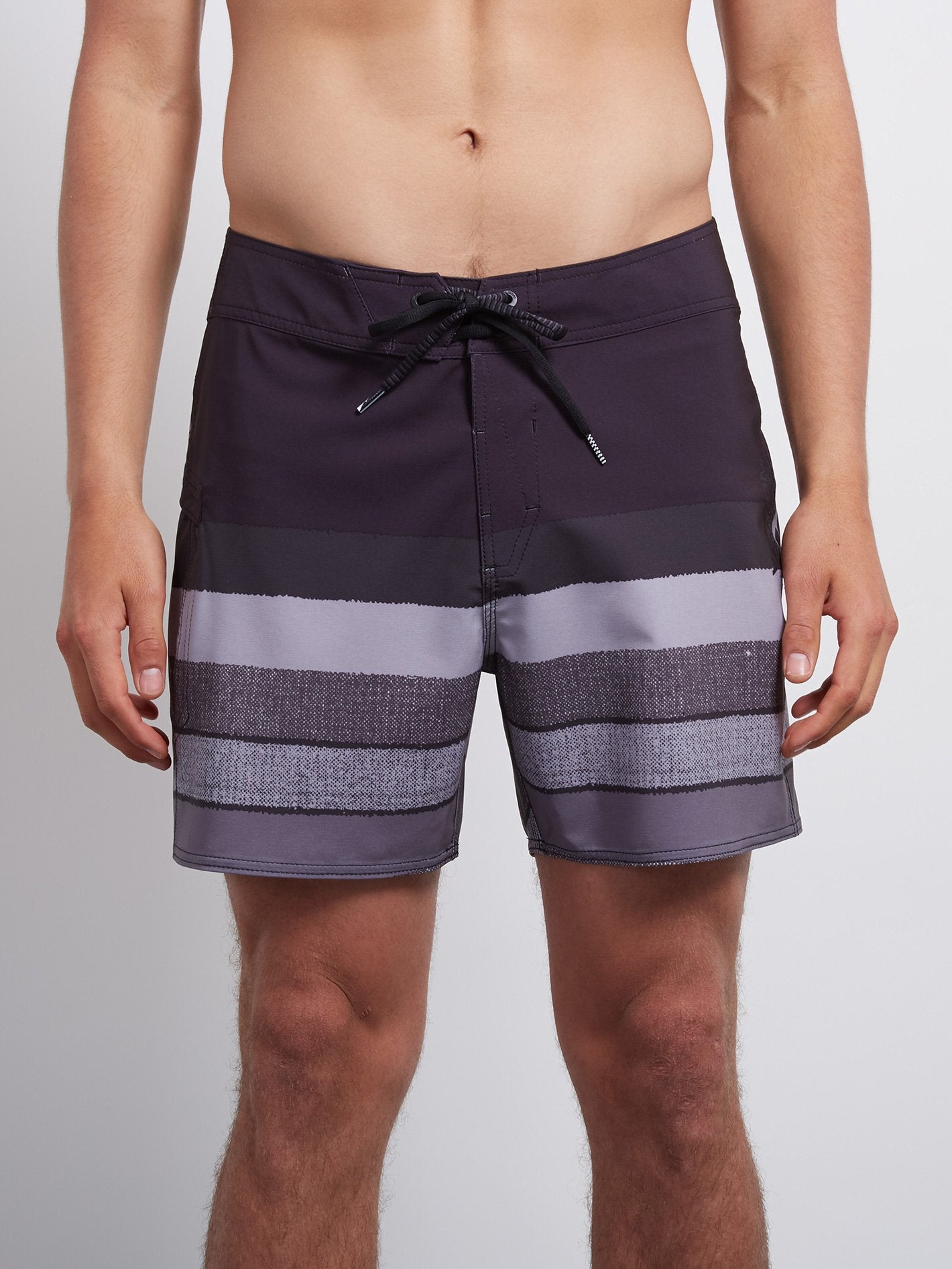 Lido Liney Mod 16 Boardshort - Black