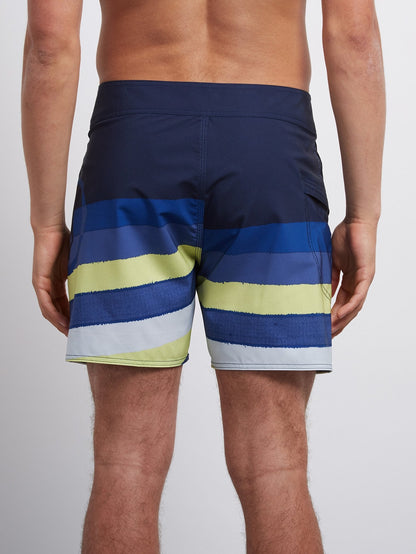 Lido Liney Mod 16 Boardshort - Shadow Lime