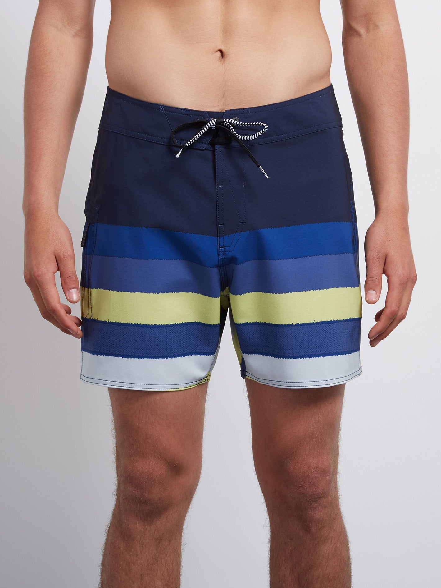 Lido Liney Mod 16 Boardshort - Shadow Lime