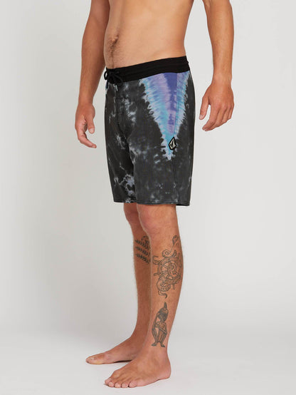 V Dye Stoney 19" Boardshort  - Black