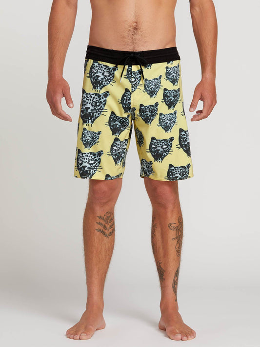 Ozzie Stoney 19" Boardshort  - Lime