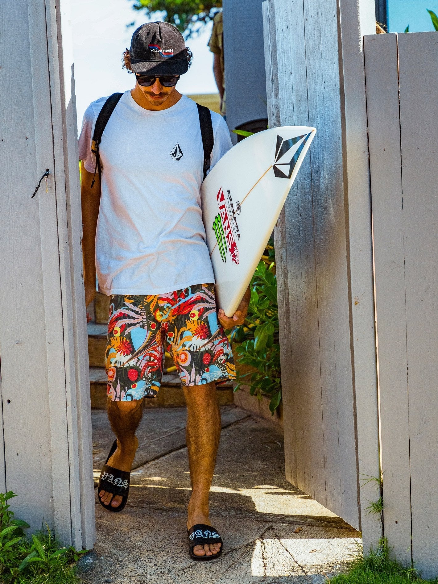 Tripped Stoney 19" Boardshort  - Dark Olive