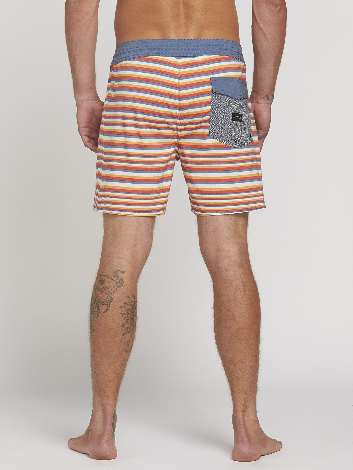 Aura Stoney 16" Boardshort  - Yellow Orange