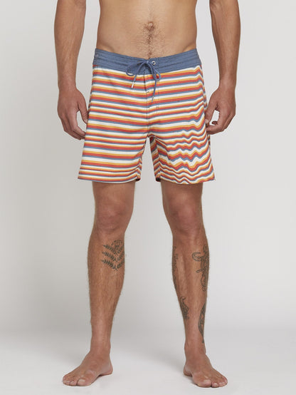 Aura Stoney 16" Boardshort  - Yellow Orange
