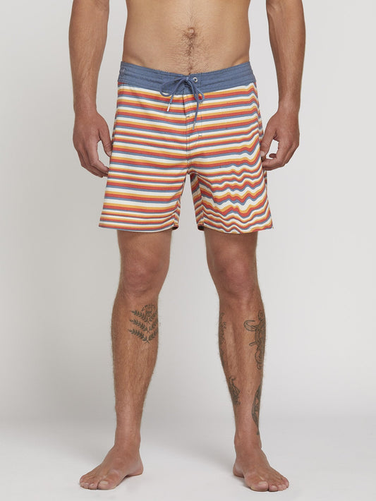 Aura Stoney 16" Boardshort  - Yellow Orange