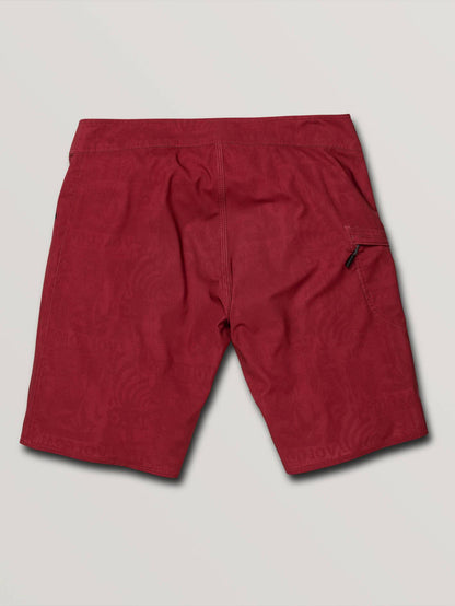 Deadly Stones 20" Boardshort  - Burgundy