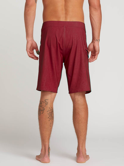 Deadly Stones 20" Boardshort  - Burgundy