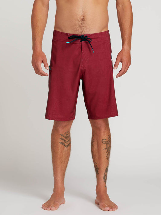 Deadly Stones 20" Boardshort  - Burgundy