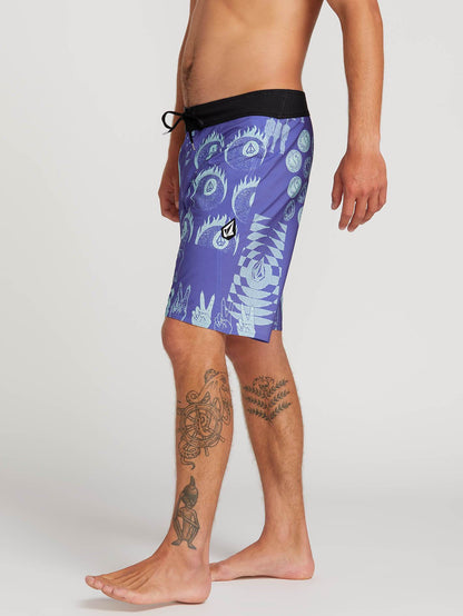 Tablet Mod 20" Boardshort  - Dark Purple