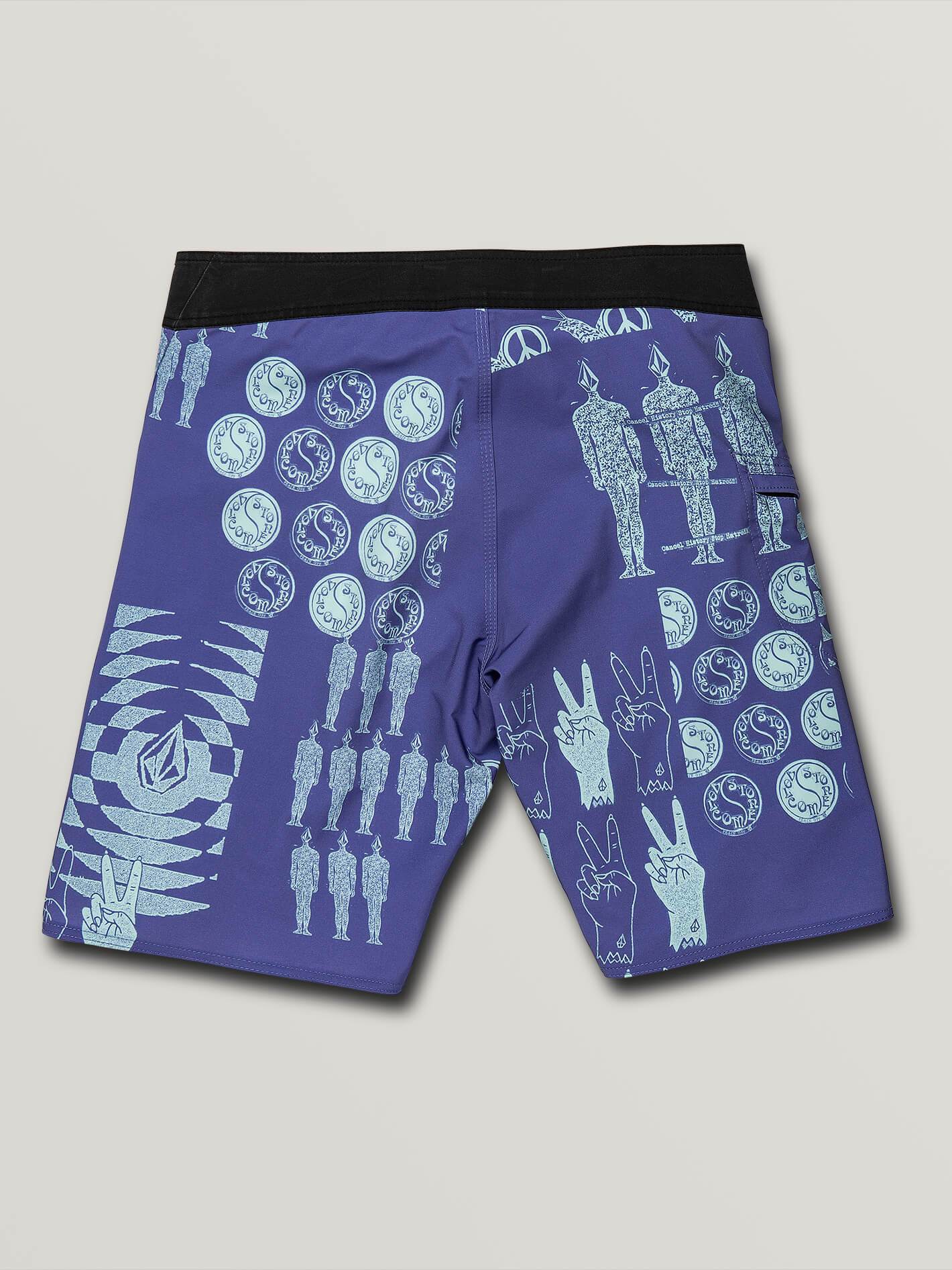 Tablet Mod 20" Boardshort  - Dark Purple