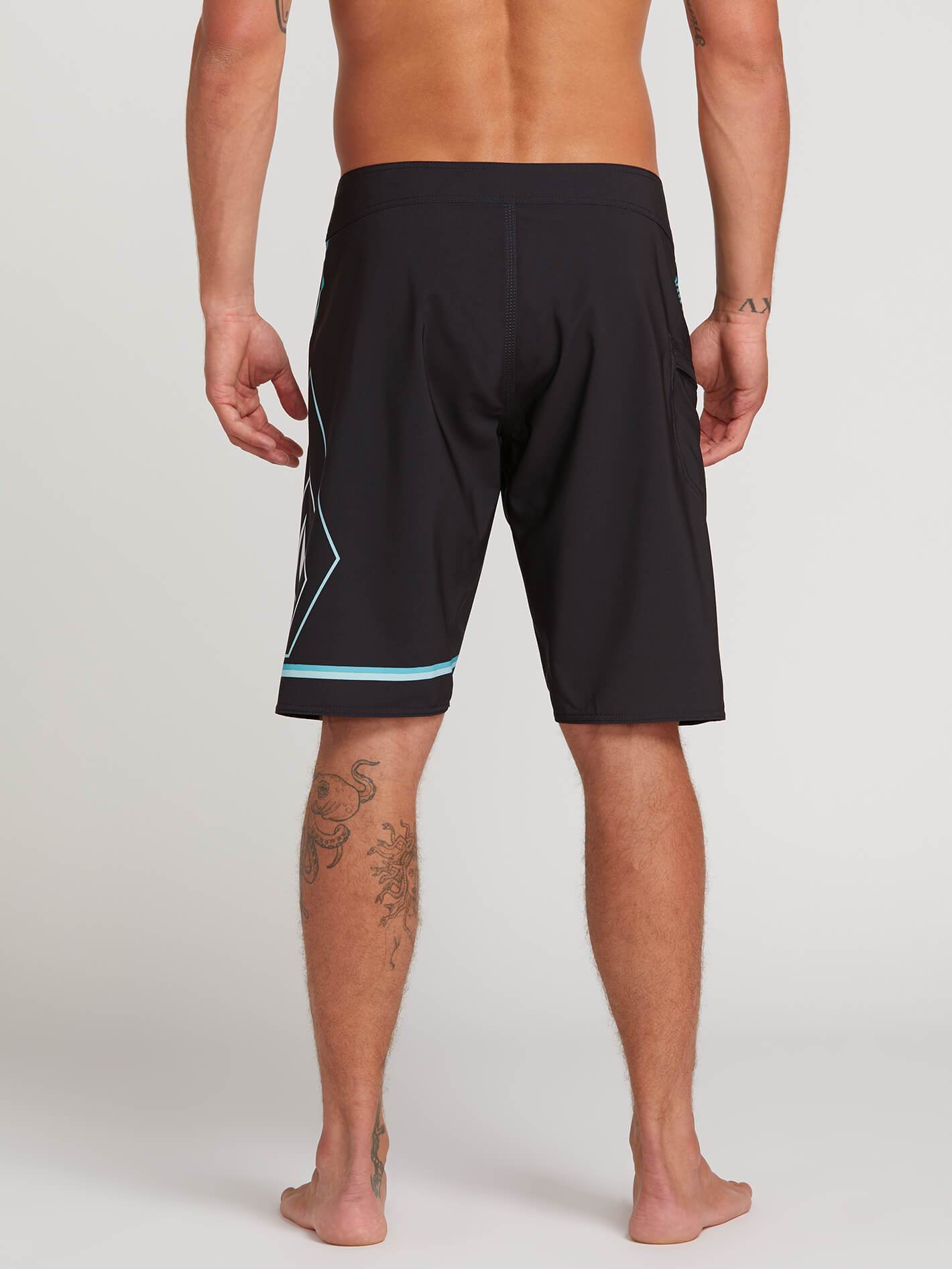 Lido Stone Mod 21" Boardshort  - Black