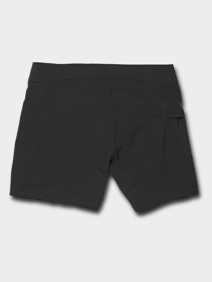 Lido Solid Mod 16" Boardshort  - Black