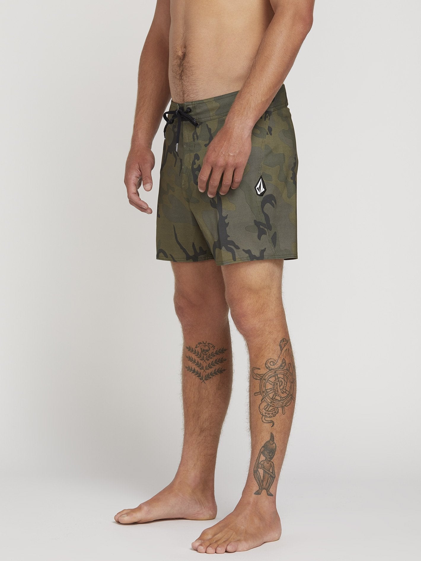 Lido Solid Mod 16" Boardshort  - Camouflage