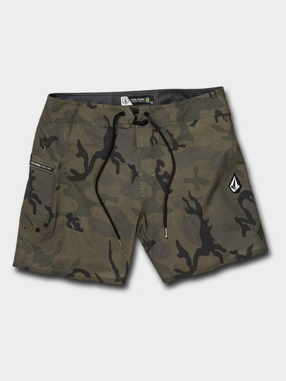 Lido Solid Mod 16" Boardshort  - Camouflage