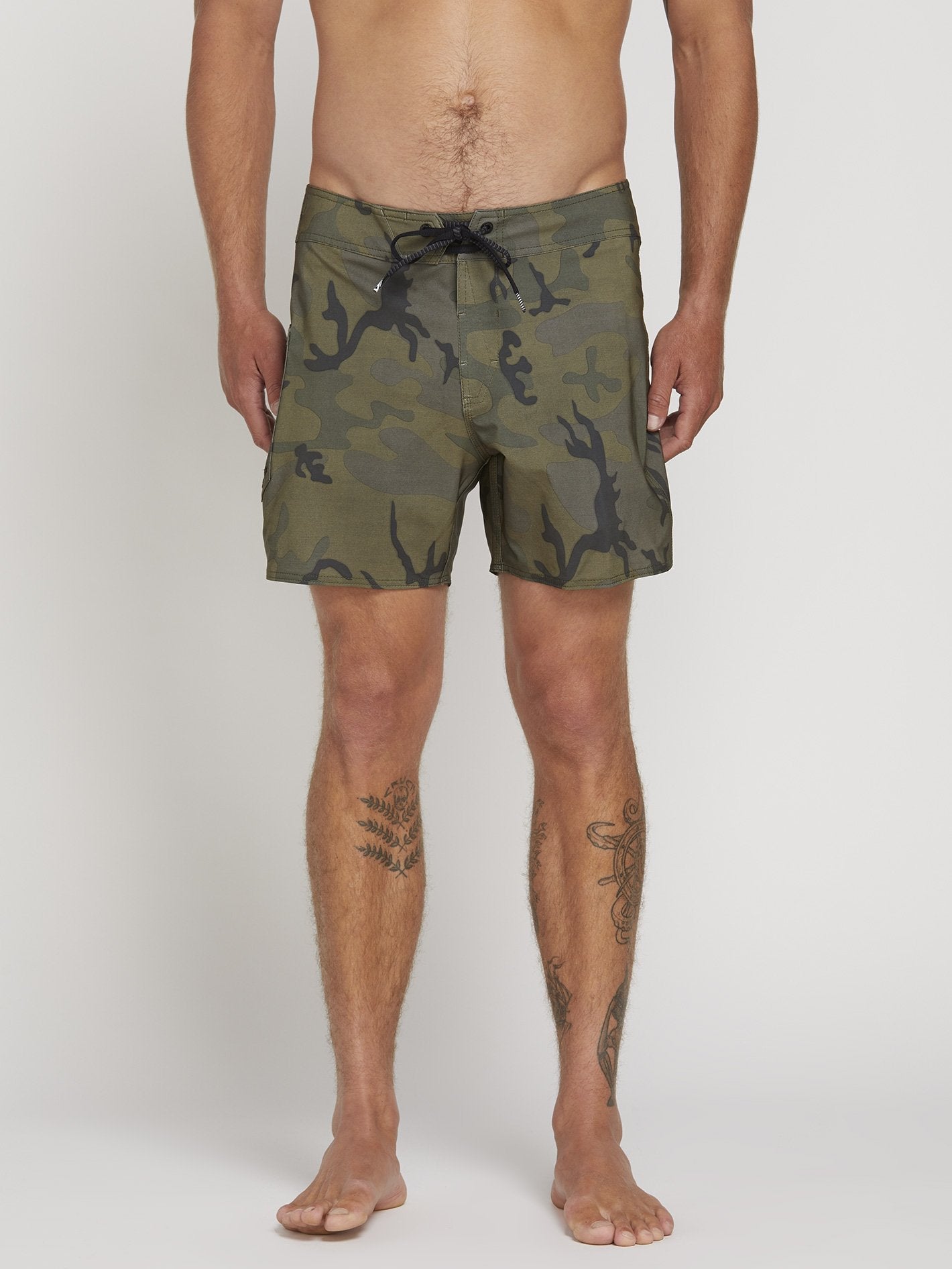 Lido Solid Mod 16" Boardshort  - Camouflage
