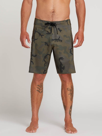 Lido Solid Mod 20" Boardshort  - Camouflage