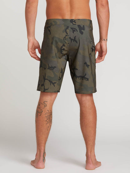 Lido Solid Mod 20" Boardshort  - Camouflage