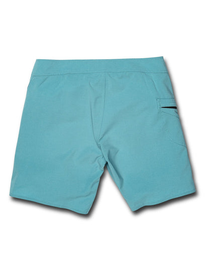 Lido Solid Mod 18" Boardshort  - Cyan Blue
